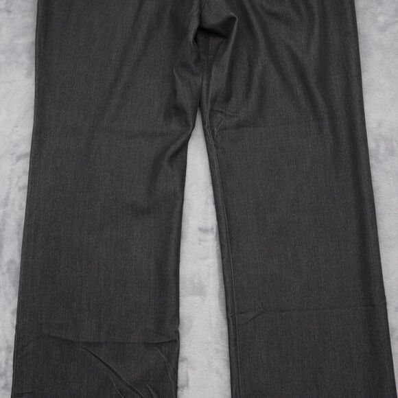 Larry Levine Pants Womens 6P Black Petite Stretch Straight Leg Slash Pockets - Picture 13 of 14